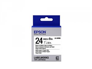 Epson LK-6WBB Label Works Labels Matte