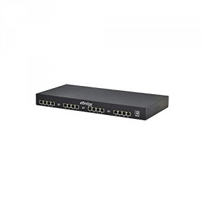 Altronix EBRIDGE16PCRM 16-port Ethernetpoe Or Poe+ Over Coax Receiver.