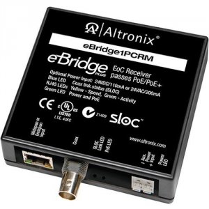 Altronix EBRIDGE1PCRM Eoc Single Port Receiver  25mbps  Passes Poepoe+