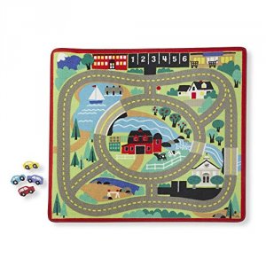 Melissa 9400 Round The Town Road Rug Trucks  Trains  Vehicles Train Se