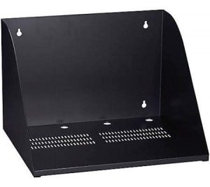 Black RMT964 Vented Wallmount Shelf