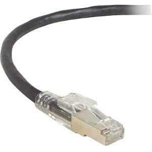 Black C6APC80S-BK-05 Gigatrue 3 Cat6. Shielded Patch Cord Whi