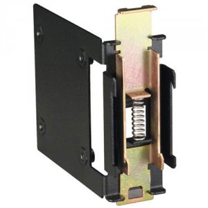 Black DIN-RAIL MC2 Din Rail Mounting Bracket For L