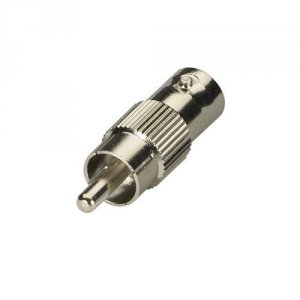 Black FA879 Rca Male To Bnc Female Coupler