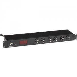 Black PDUMH14-S15-120V 15 Amp Horizontal Pdu 14 Outlet 5-20r