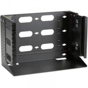 Black RM095A-R2 Wallmount Rack 12in With Swing Bracket A