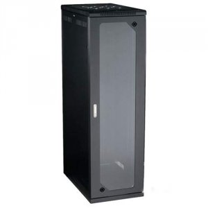 Black RM2410A Select Server Cabinet With Tempered Glas