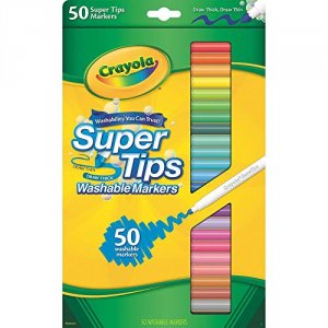 Crayola CYO 585050 Super Tips 50-count Washable Markers - Assorted - 5