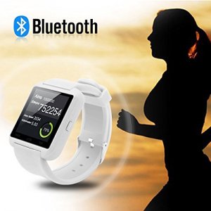 Worryfree SMARTWATCH-WHITE Bluetooth Hands Free Phone Call