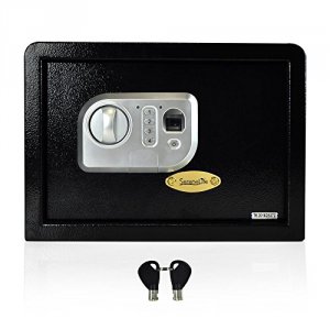 Pyle SLSFE18FP Electronic Fingerprint Safe Box