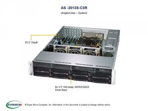 Supermicro AS-2013S-C0R Supermiceo System As-2013s-c0r 2u Amd Epyc 700