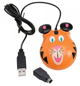 Califone KM-TI Animal Themed Computer Mouse Tiger