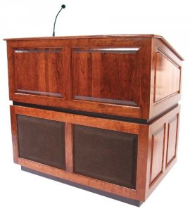 Amplivox SS3035-CH Ambassador Multimedia Lectern - Sound-ch