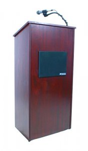 Amplivox SW280-MH Full Height Lectern Wrls Sound