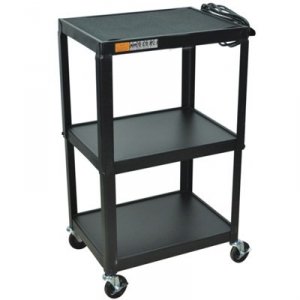 Amplivox SN3365 Adjustable Height Metal Cart