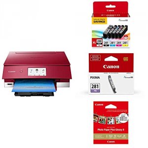 Canon 2987C042 Ts8220 Red Wl Inkjet Aio