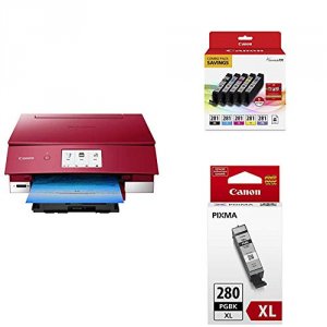 Canon 2987C042 Ts8220 Red Wl Inkjet Aio