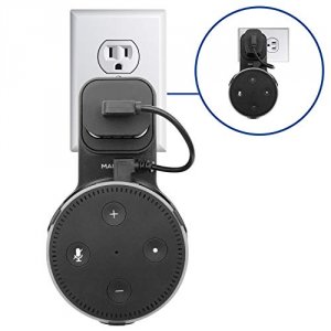 Macally MECHOMOUNT Wall Holder Socket Outlet Black