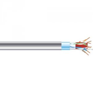 Black C6ABC50S-GY-1000 Cat6a Shld Bulk Cable Futp 1000 Pvc Gr