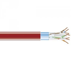 Black EVNSL0606A-1000 Cat6 Shielded 400-mhz Solid Bulk Cable (