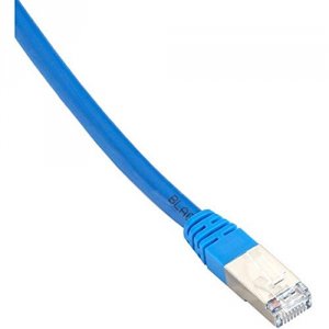 Black EVNSL0273BL-0015 15ft Cat6 Blue Shld Cbl 24 Awg  24 Awg Sld 4pr 