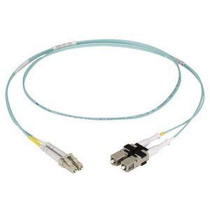 Black EFNT010-005M-STLC Om3 50-micron Multimode Fiber Optic Patch Cabl