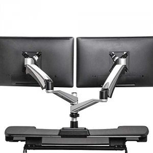 Varidesk 48003 Adjustable Dual Monitor Arm Up To 29