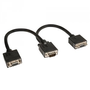 Tripp P516-001 Vga Monitor Y-splitter Cable44; 1ft (for Standard-resol