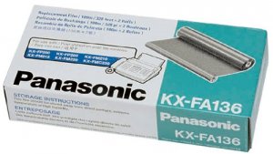 Panasonic KX-FA136 Ribbon - Thermal Transfer - 330 Pages - Black - 2  