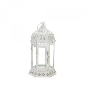 Gallery 10018605 Distressed Floral Lantern