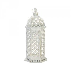 Gallery 10018609 Large Cutwork Hexagon Lantern