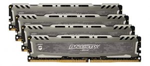 Crucial BLS4K16G4D30BESB Me  Ballistix Sport Lt 64gb 4x16g Ddr4 3000 U