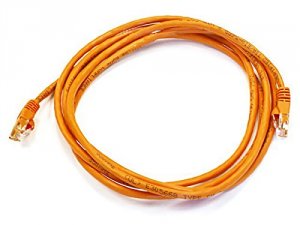 Monoprice 2143 Cat5e 24awg  Cable_ 7ft Orange