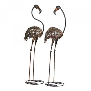 Summerfield 10017004 Wild Flamingo Garden Art Duo