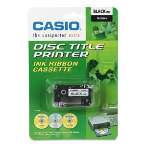 Casio TR18BK Black Label Tape