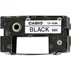 Casio TR18BK Black Label Tape