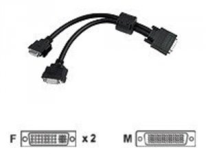 Matrox CAB-L60-2XDF Cable Cab-l60-2xdf 1-foot Lfh60-to-dvi Dual-monito