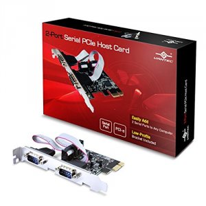 Vantec UGT-PCE20SR 2-port Pcie Serial Rs-232 Host Card - Retail