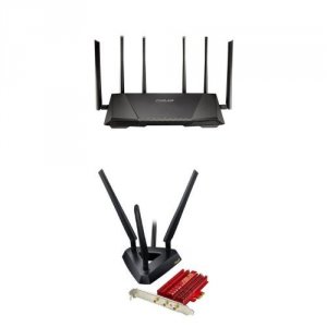 Asus RT-AC3200 Network Rt-ac3200 Tri-band Wireless-ac3200 Gigabit Rout