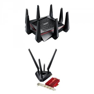 Asus RT-AC5300 Router Rt-ac5300 Tri-band 4x4 Ac5300 Wireless 4port Gig