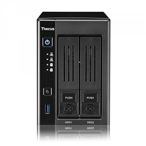 Thecus N2810PRO Network Attached Storage  2 Bay Tower Celeron N3160 4g