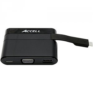 Accell U205B-001B Accessory U205b-001b 3in Usb-c Mini Dock Vgausb-a 3.