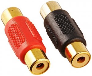 Rosewill RCW-H9016 Accessory Rcw-h9016 Rca Plug Coupler 2 Pack Ff Blac