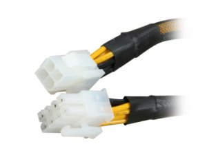 Rosewill RCA-RU-9.5-P8M-P4F Cable Rca-ru-9.5-p8m-p4f 9.5inch Epc 8pin 