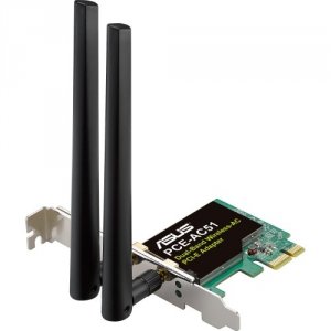 Asus PCE-AC51/BULK Network Pce-ac51bulk Ac750 Wireless Dual Band 2x2 8