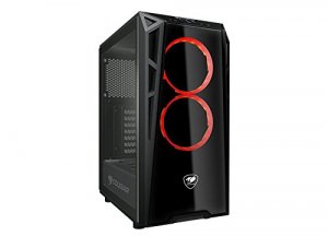 Cougar TURRET Case  Mid-tower Atx 1xusb2.0  2xusb3.0 2x120mm Ring Led 