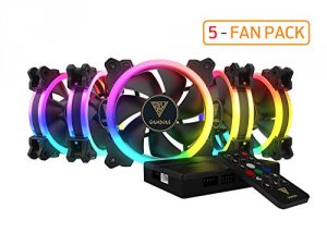 Gamdias AEOLUS M1-1205R Fan Aeolus M1-1205r 5-fan Pack Remote Controll