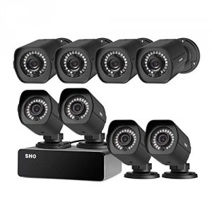 Sho SH002C-8 Camera Sh002c-8 Security Camera System 8 1080p Spoe Camer