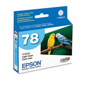 Original Epson T078520 78 Inkjet Print Cartridge - Light Cyan - 1 Pack