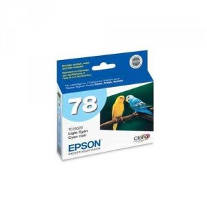 Original Epson T078520 78 Inkjet Print Cartridge - Light Cyan - 1 Pack